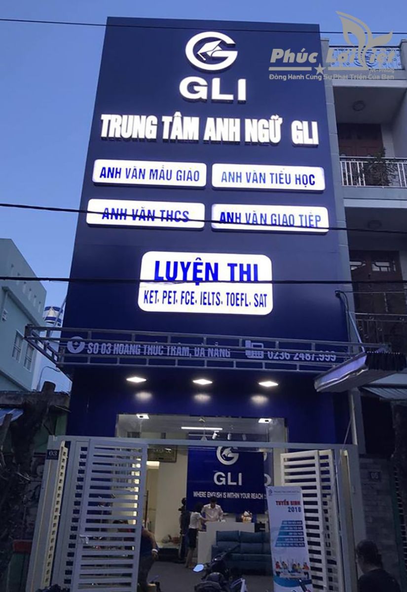 Nhà thầu cơ khí quảng cáo tòa nhà Biglight gia công cấu kiện chữ khổng lồ