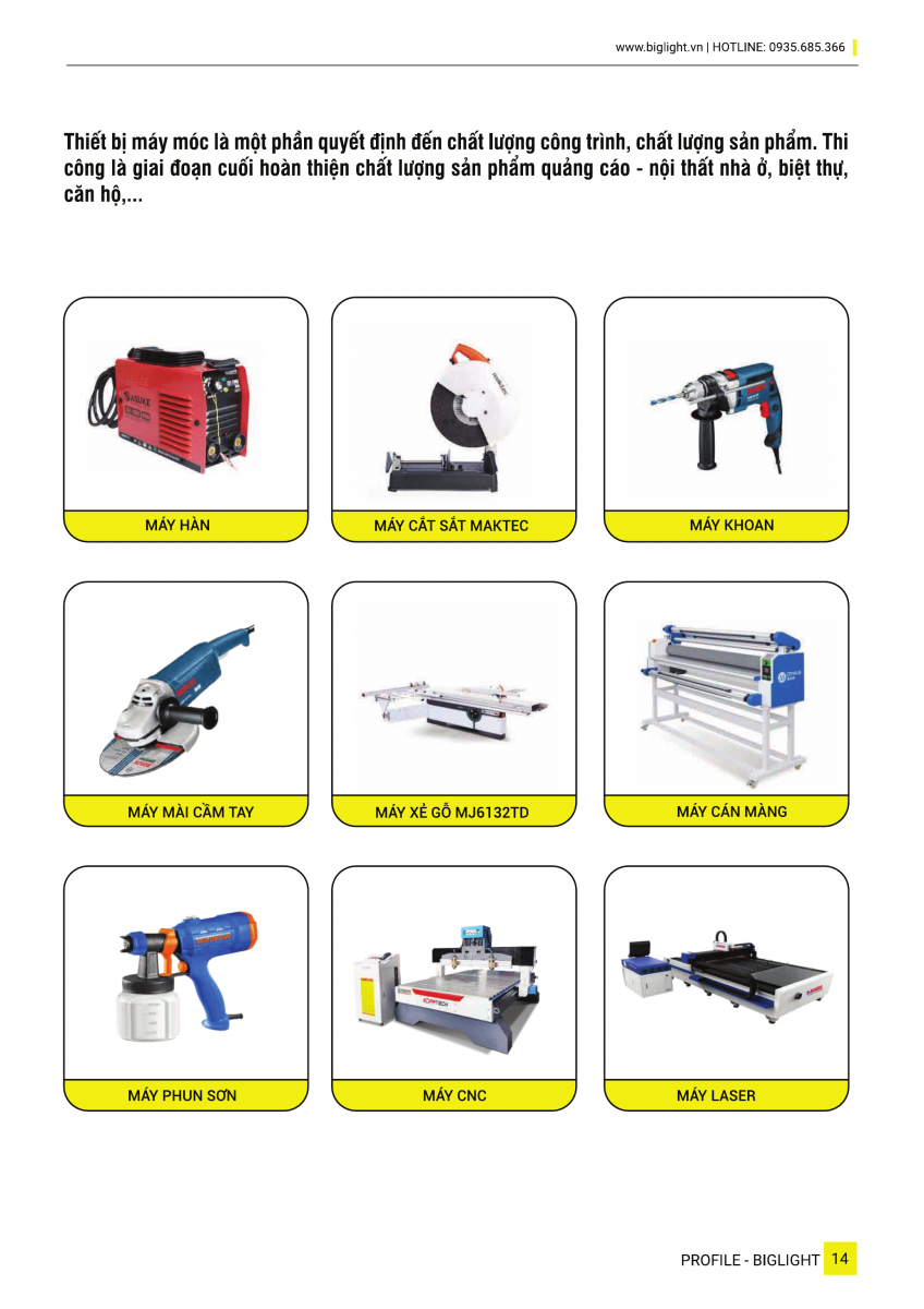 Hồ sơ năng lực Biglight - Trang 14