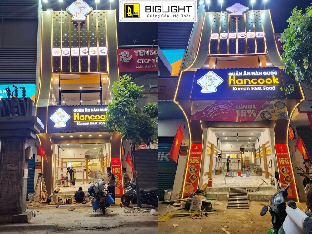 Biển hiệu nhà hàng
