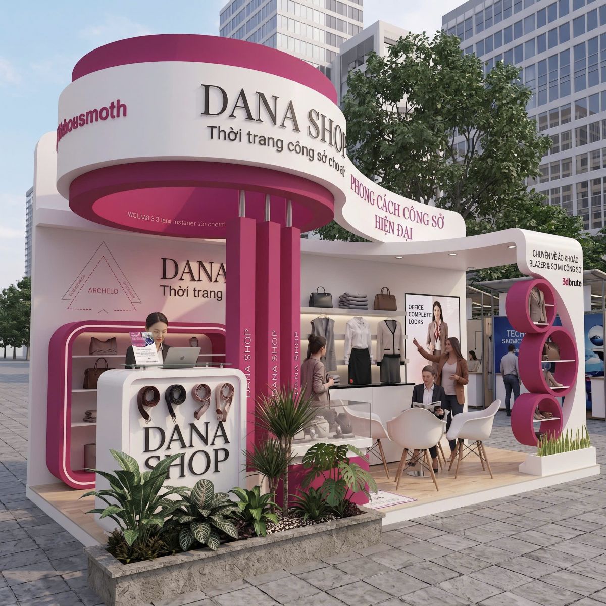 Thiết kế thi công booth photo booth chụp hình sự kiện
