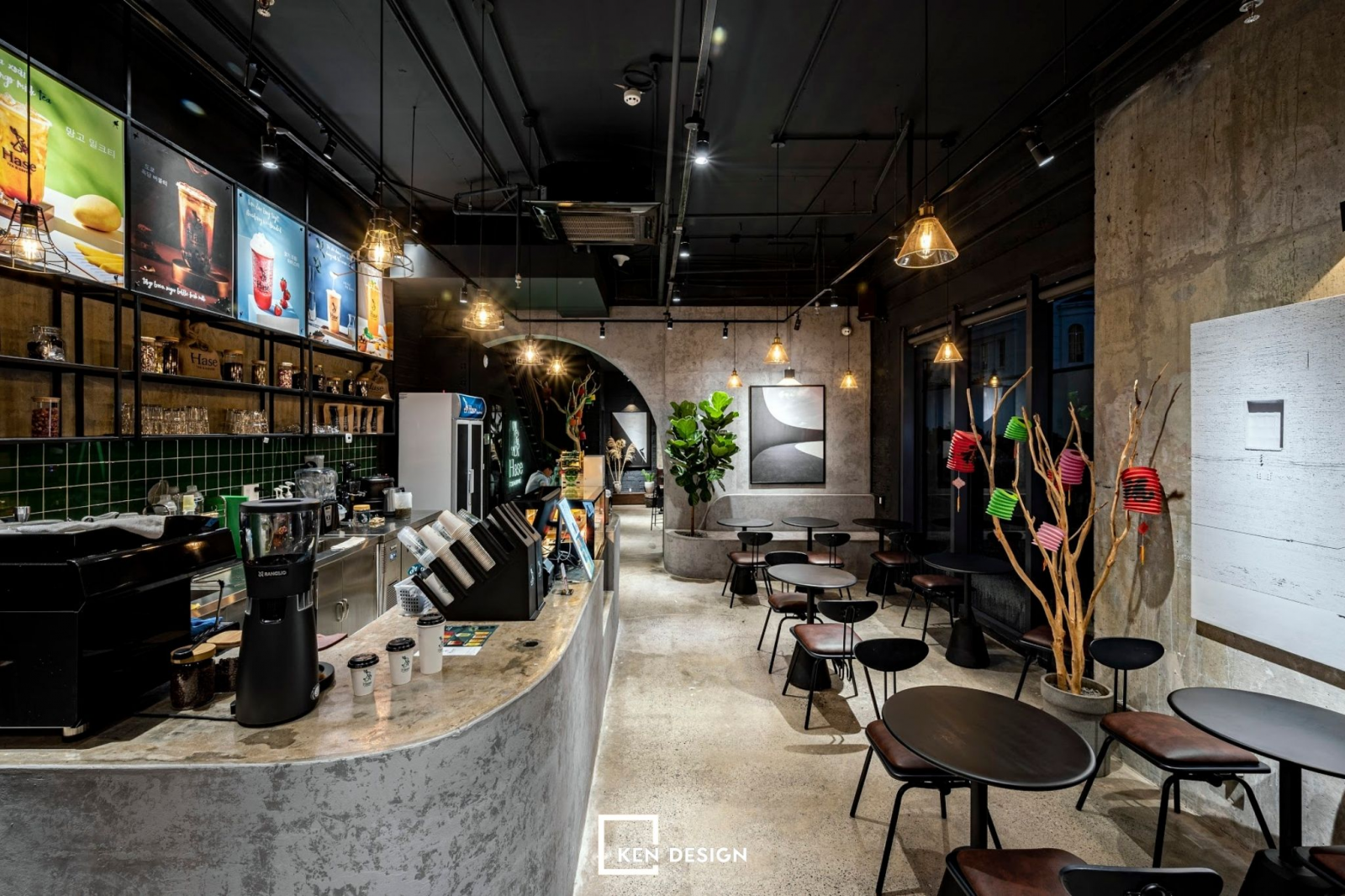 Mẫu decor trang trí quán cafe tối ưu không gian nhỏ hẹp diện tích nhỏ