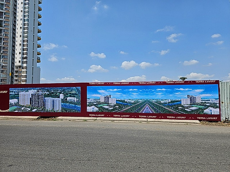 Pano hàng rào công trình
